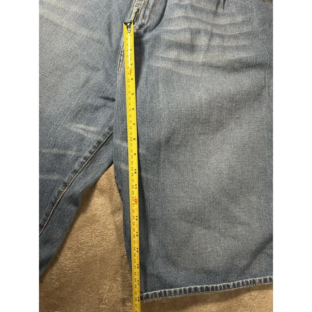 LRG Jeans Mens Measured 46x34 Baggy Wide Leg Blue Denim Streetwear Y2K